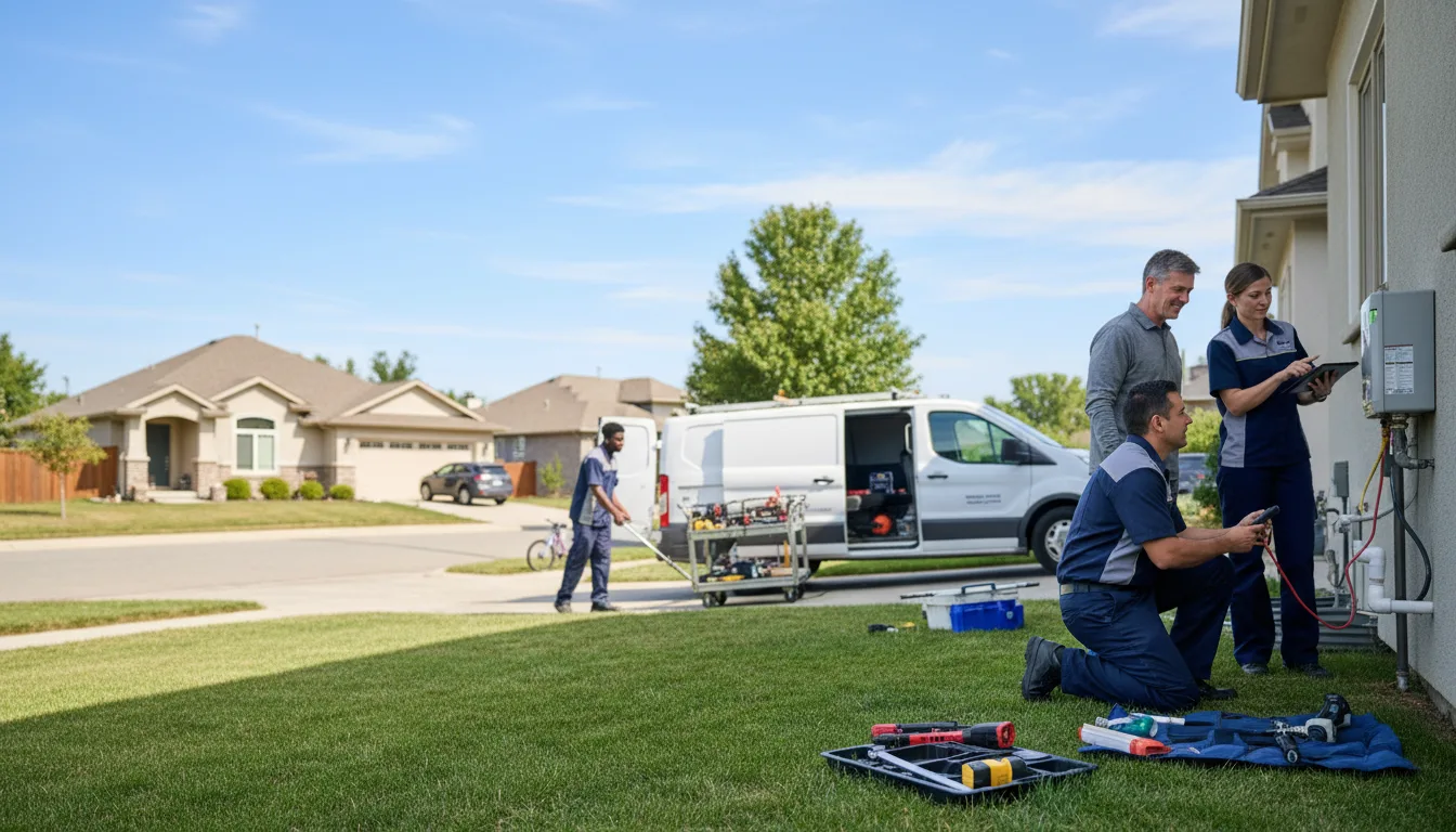 Tankless water heater service in Kempton, IN